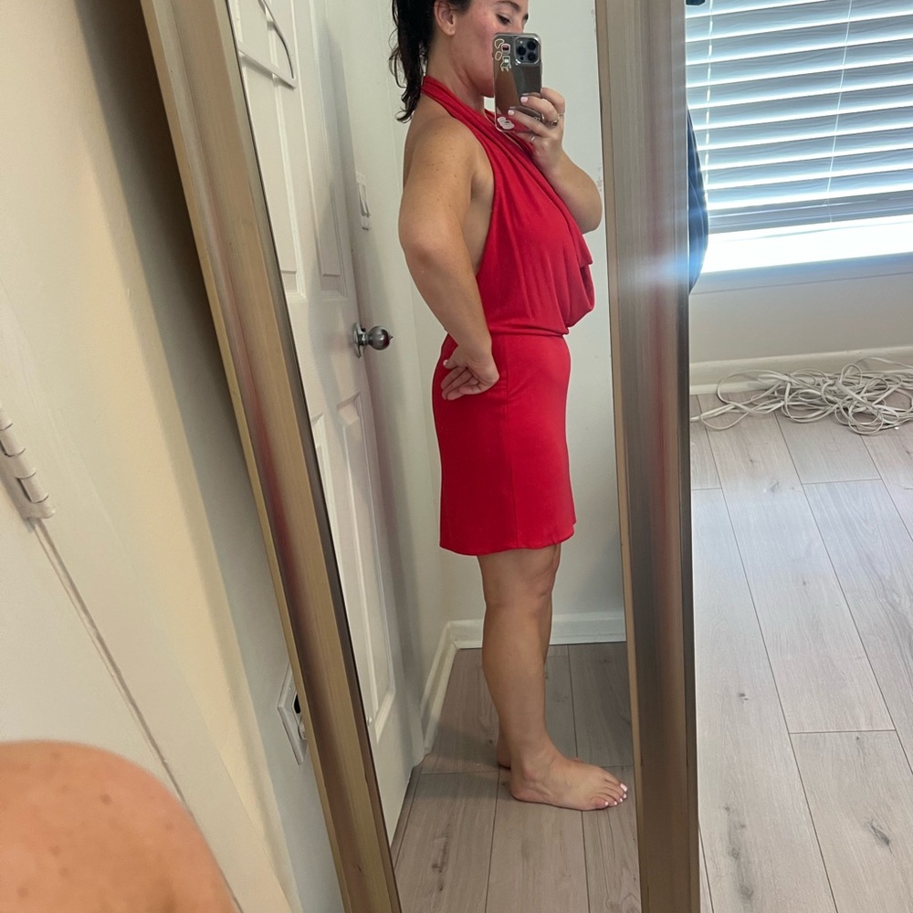 BCBGMaxAzria Red Mini Dress